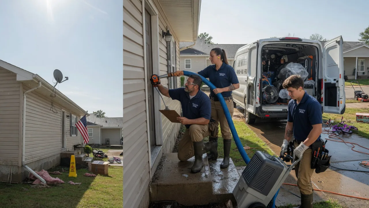Ceiling Water Damage Restoration in Prophetstown, IL near me